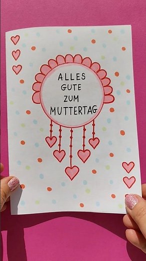 Making a Mother's Day card 💕🥰 #diy #mothersday #crafting