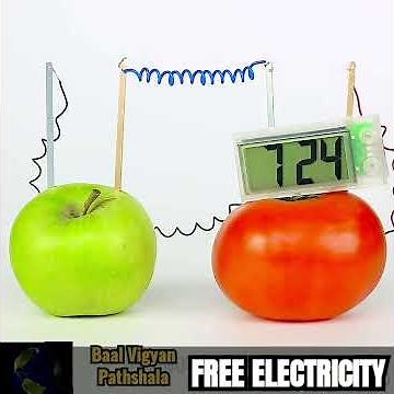 How to make Apple Tomato BATTERY | Electrical Experiments | Free Energy Generator | Free Electricity