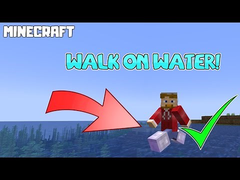 MINECRAFT | How to Walk on Water!