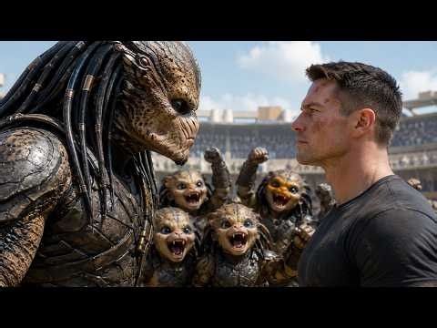 The Strongest Alien Warrior Challenged a Human—The Predator Cubs Cheered for the Human | HFY Sci fi