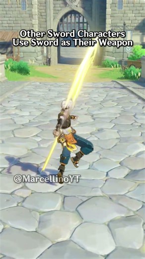 Other Sword Characters UseSword As Their Weapon, except..... #genshinimpact