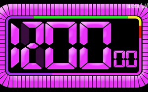 1200秒倒计时（精确到0.01秒，每秒报数，但是只报整数部分）