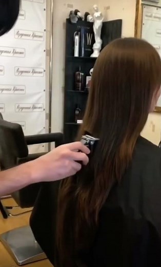 Woman Long Haircut to Short Transformation!