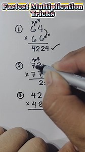 78K views · 2.8K reactions | Requested Topic: Fastest Multiplication Tricks/Hacks That You Need To Know! #mathtricks #mathhacks #fastestmultiplication | Mathematics Tutorial | Facebook