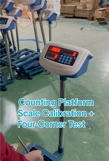Precision Calibration for Counting Platform Scales