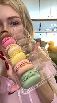 #ASMR🎧: Guess the macron flavor with me! 🥰💖🍩 (The whole video on TikTok) #asmreating #relaxing