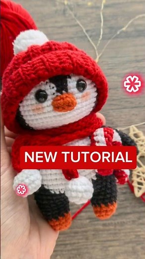 Let's crochet cute penguin 🐧
