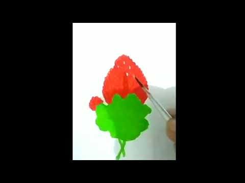 How to draw a strawberry | Strawberry Drawing For Kids | Strawberry Drawing For beginners