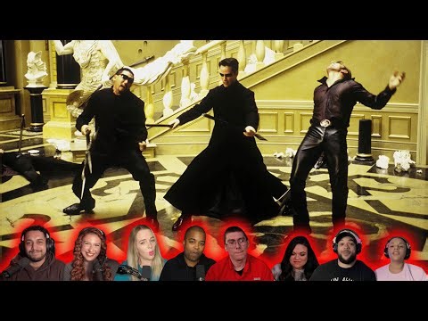 THE MATRIX RELOADED 2003 Neo vs Merovingian Scene Reaction