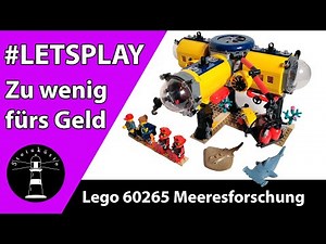 Let's Play - Lego® 60265 - Underwater Fun with Rays - Marine Research Base