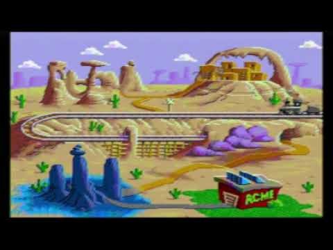 Desert Demolition Longplay as Road Runner on Sega Genesis Real Hardware