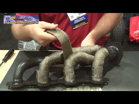 DEI Demonstrates Wrapping Automotive Exhaust Headers