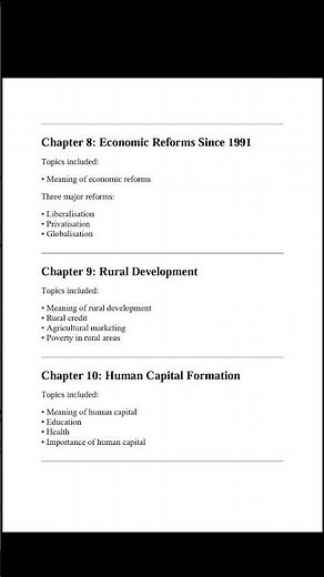 CBSE Class 12 Economics Syllabus 2026 Complete | All Chapters, Books, Marks and Important Topics