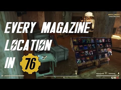 Where To Find All Magazine Locations In Fallout 76 Pt.1