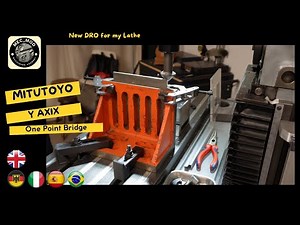 Mitutoyo DRO Y axis linear scale, one point bridge set-up. Pt.2