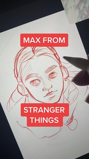 GUYS who do i draw next?? 👇 #drawing #strangerthings #max #runningupthathill