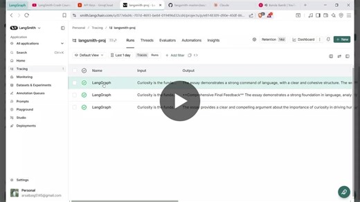 #ai #langchain #langgraph #llm #machinelearning #python #agenticai #llmops #nlp #buildinpublic #groq #langsmith #aiengineering | Arsal Baig