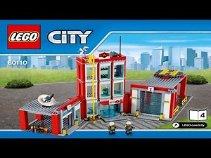LEGO instructions - City - Fire - 60110 - Fire Station (Book 4)