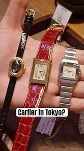 Buying Vintage CARTIER Watches in Tokyo #watches #cartierwatches #cartier