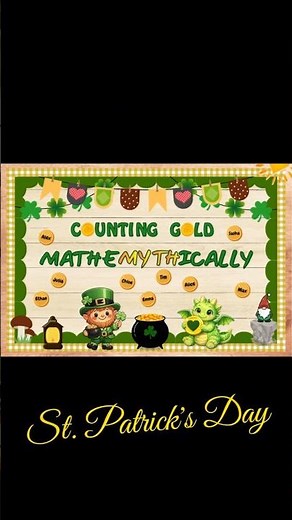 St Patricks Day Craft for Kids| Easy DIY Classroom Decor 🍀