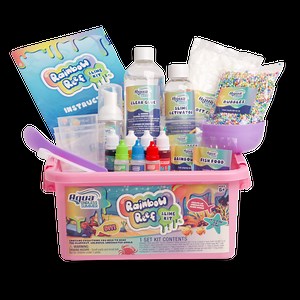 Aqua DIY Slime Kit with Carrying Case, Rainbow Reef