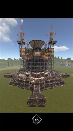 BLACK GEM | ZERG BASE with CHINAWAL #rust #rustbase #rustbasedesign #rustgame #rustclips #chinawall