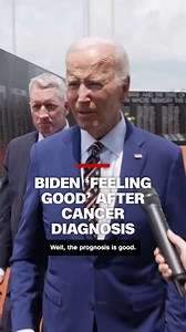 540K views · 10K reactions | Former President Joe Biden expressed optimism when discussing his recent cancer diagnosis, telling reporters he has begun treatment for an aggressive form of prostate cancer. Read more: https://cnn.it/3ZbeSQF | CNN Politics | Facebook