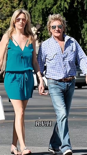Rock Legend Rod Stewart with His Lady ❤️ | #rodstewart #rodstewartsongs #rockverseheroes
