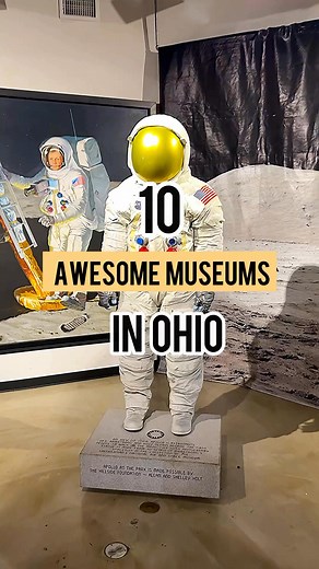 🎟️ 10 Must-Visit Museums in Ohio!From science and art to history and space—Ohio’s museums offer something for everyone. 🚀🎨🧪 Save this list for your next day trip!1️⃣ Armstrong Air & Space Museum🚀 – Wapakoneta2️⃣ National Museum of the U.S. Air Force✈️ – Dayton3️⃣ Otherworld – Columbus (an immersive art tech experience) 👽4️⃣ COSI – Columbus (Center of Science and Industry) ⭐️5️⃣ Harriet Beecher Stowe House – Cincinnati6️⃣ Ohio’s Incredible Art Museums – Find world-class collections in Cleve
