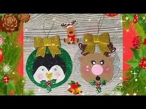 EASY CHRISTMAS TREE ORNAMENTS | DIY Christmas Decorations (Quick Crafts)