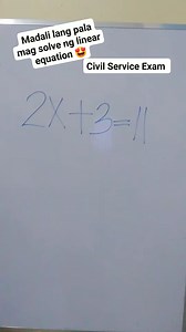 127K views · 2.2K reactions | Civil Service Exam Linear Equation #civilserviceexam #cscexam #maths #mathematics #equation | Civil Service Exam Reviewer BY Janice De Herce | Facebook