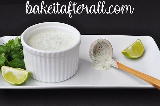 Cilantro Lime Crema Costco Copycat - You're Gonna Bake It After All