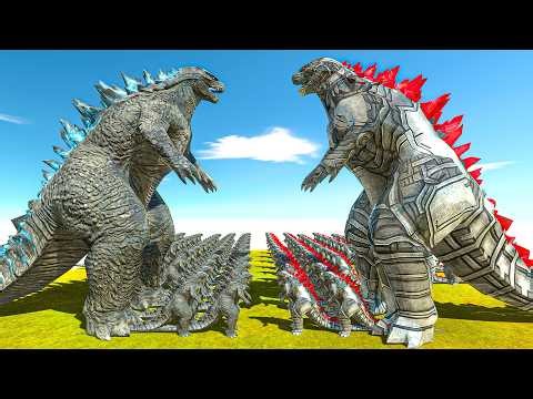 Growing Godzilla 2014 vs Terminator Godzilla Size Comparison - ARBS