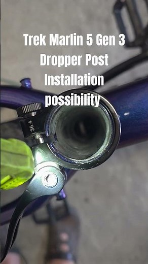 Cable Routing for Dropper Post of Marlin 5 Gen 3 #fyp #bike #trekmarlin5 #dropperpost