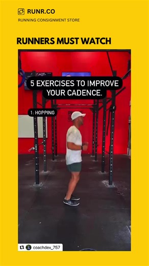 #Repost @coachdex_757 with @use.repost ・・・ If you’re struggling to get your cadence up and to feel lighter and springier on your feet, try out these exercises! Set a metronome to 180bpm to start getting used to that rhythm. 1: Hopping. Just using your springs at a quick cadence. Keep your ankles and shoulders relaxed. 2: Pony. Similar to hopping, but subtly shift your weight side to side, foot to foot. 3: Pulling to Pose: Pulling your foot from the ground is what drives your rhythm! You don’t tr