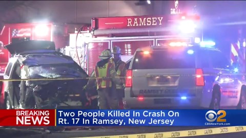 2 people killed in crash on Route 17 in Ramsey, New Jersey
