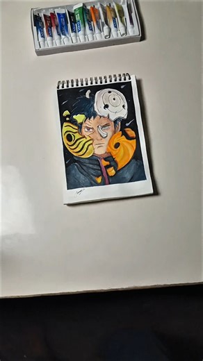 Anime Obito drawing 😅 #shortvideo #ytshorts #drawing #anime