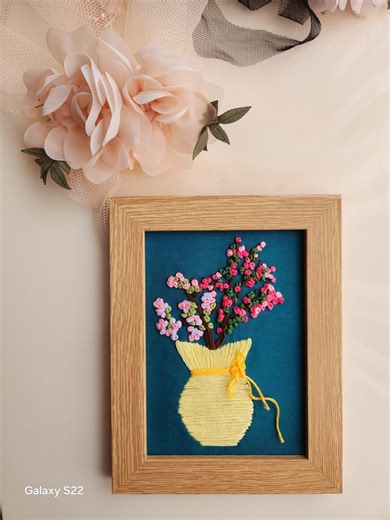 Original Framed Embroidery Wall Art, Home Decor, Unique Textile Art - Etsy