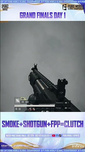 Smoke + Shotgun + FPP = CLUTCH