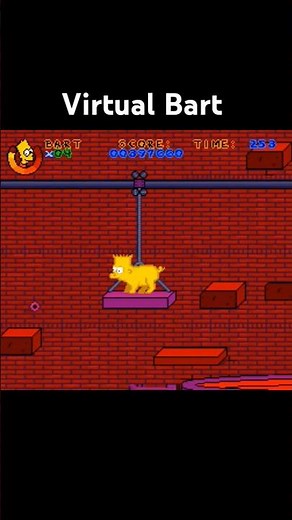 Virtual Bart [ Longplay Full Game ] Gameplay ( Retro Game ) Nintendo