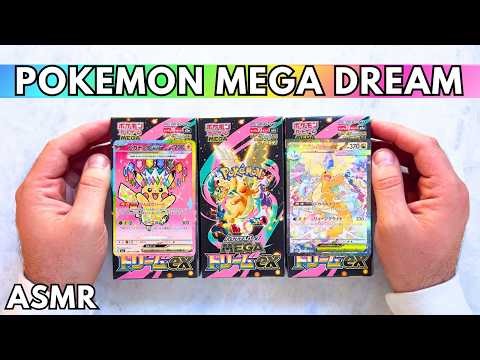 ASMR | Mega Dream Pokemon Card Opening ✨ NEW Set | 4K Soft Spoken