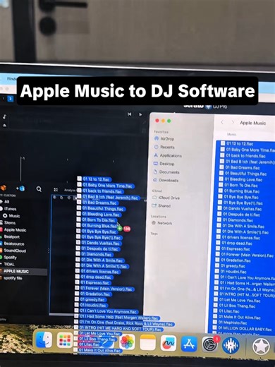 Apple Music to DJ Software Why don’t DJs just use Apple Music directly in DJ software? The answer is all about stability and control. Most DJ apps like Rekordbox DJ, Serato, and VirtualDJ rely on local audio files for reliable performance during live sets. In this video, you’ll learn a practical workflow using TuneFab to convert Apple Music tracks into standard audio formats, then use them in any DJ software for mixing. Why DJs do this: ✅Avoid network issues during live sets ✅Ensure stable playb