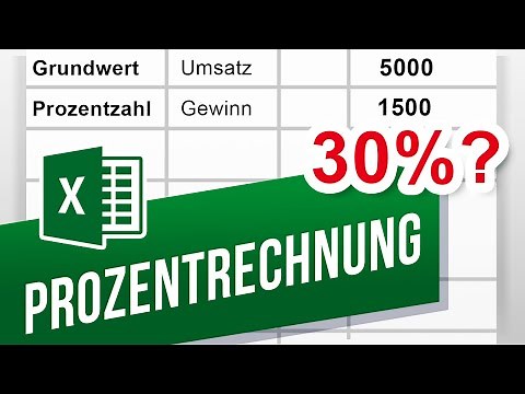 Prozentrechnung in Excel | Prozentwerte in Excel berechnen