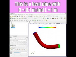 CFDForge™: CFD Simulation of Air Flow Through Straight vs Bent Pipe in 3 Minutes