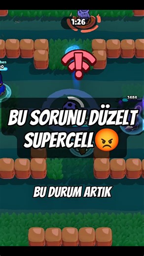 BAĞLANTI HATASI OYUNCULARI SİNİRLENDİRİYOR! 😡 #brawlstars #keşfet