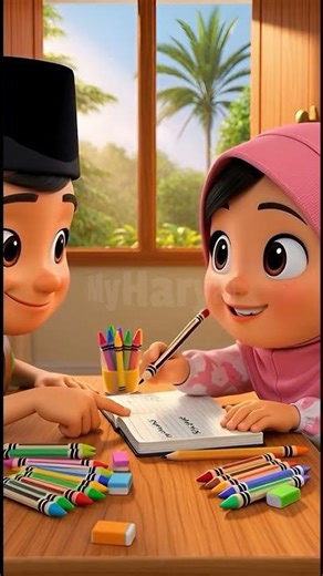 Animation of Kids Doing Homework Is Fun 📚✨ | Educational Cartoons for Kids to Enthusiastically Le...