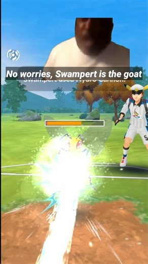 Swampert✊Stomps the opponent! #pokemongo #gbl #pvp #pokemon #gobattleleague