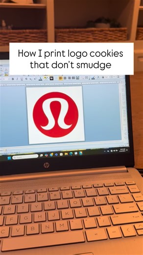 How I get clean, professional logo cookies every time 🍪 Here’s my exact process to keep designs crisp from printer to packaging: 1. Heat gun on LOW for about 10 seconds immediately after printing 2. Light dusting of cornstarch once the ink has set, then let the cookies sit for a few hours or overnight 3. Add a little air to the bag before sealing so the design never touches the plastic These steps help prevent smudging, tackiness, and ruined prints. Clean logos. Sharp details. Professional resu