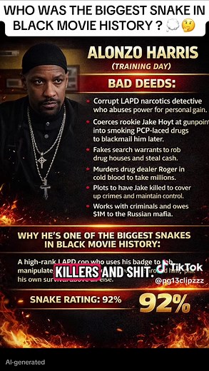 Black Movie History's Biggest Snake: Paid In Full & Training Day