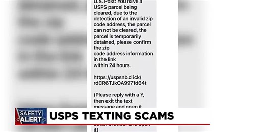 Safety Alert: Scammers sending fake USPS delivery texts